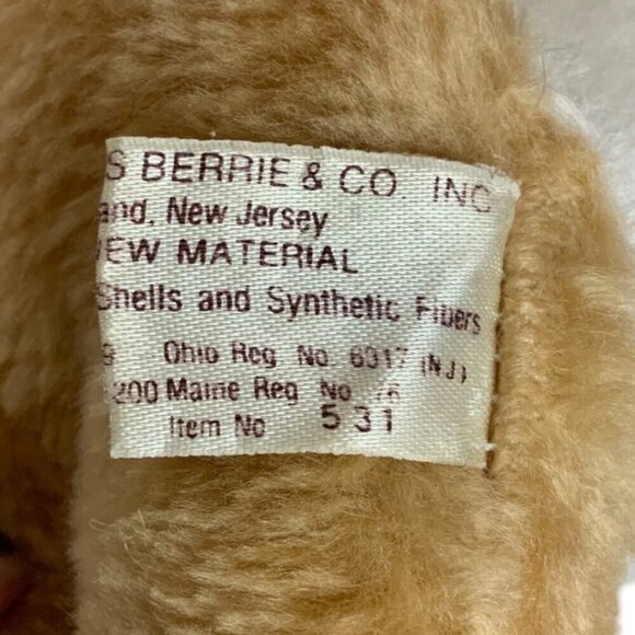Vintage Russ Berrie Plush Bear "We Need Each Other" Stuffed Animal Toy 1978 - Picture 8 of 8